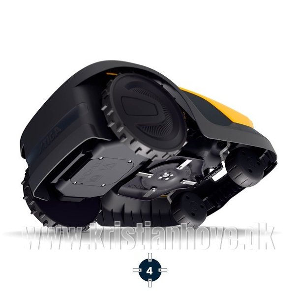 Stiga A 6v GPS styret/kabelfri robotpl�neklipper med VISTA "AI kamera" teknologi, 600 m2�​​​​​​​�