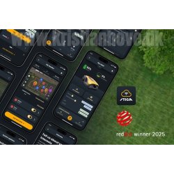 Stiga A 6v GPS styret/kabelfri robotpl�neklipper med VISTA "AI kamera" teknologi, 600 m2�​​​​​​​�